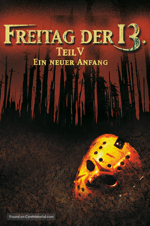 Friday the 13th: A New Beginning - German DVD movie cover