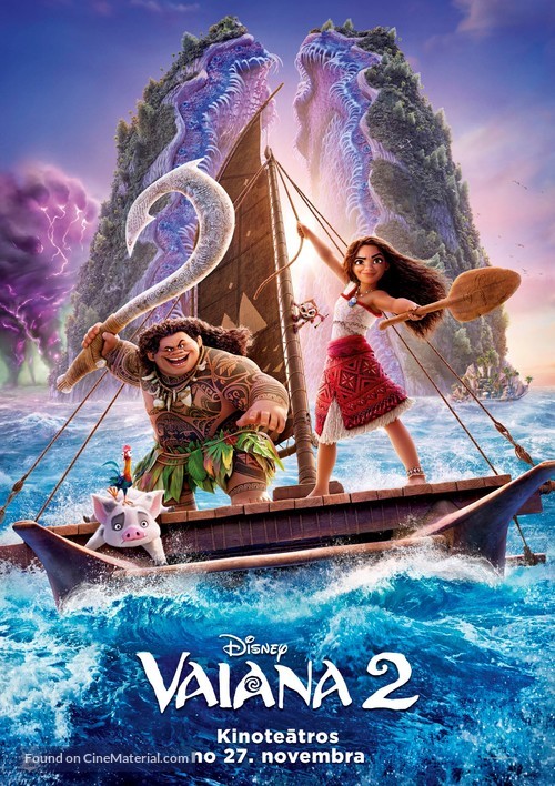 Moana 2 - Latvian Movie Poster