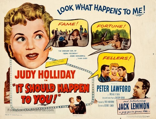 It Should Happen to You - Movie Poster