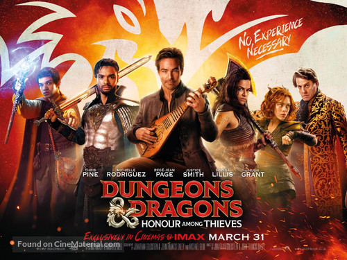 Dungeons &amp; Dragons: Honor Among Thieves - British Movie Poster