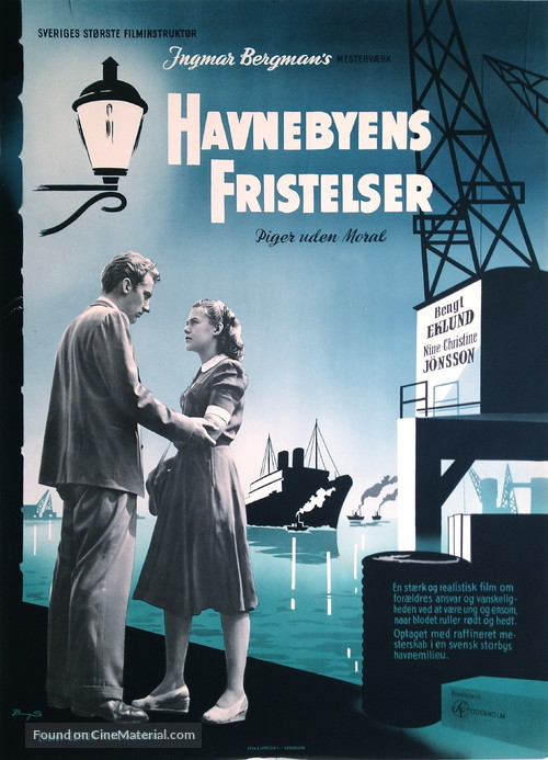 Hamnstad - Danish Movie Poster