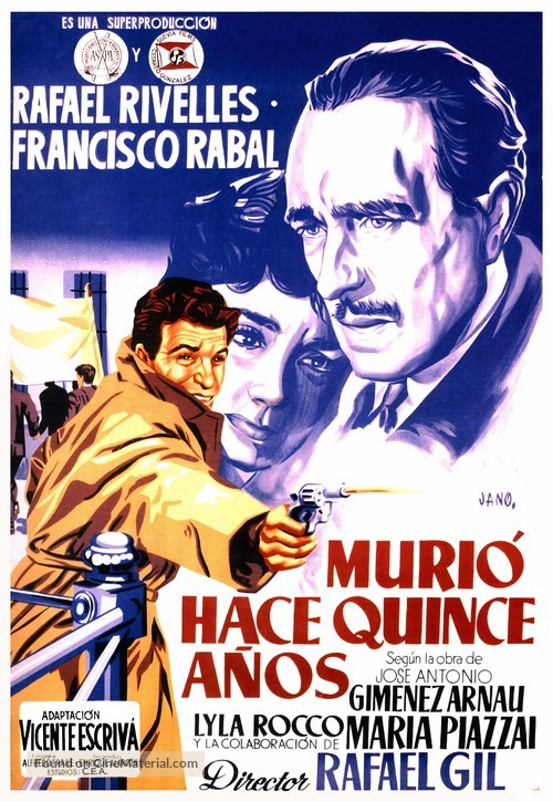 Muri&oacute; hace quince a&ntilde;os - Spanish Movie Poster