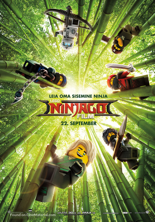 The Lego Ninjago Movie - Estonian Movie Poster