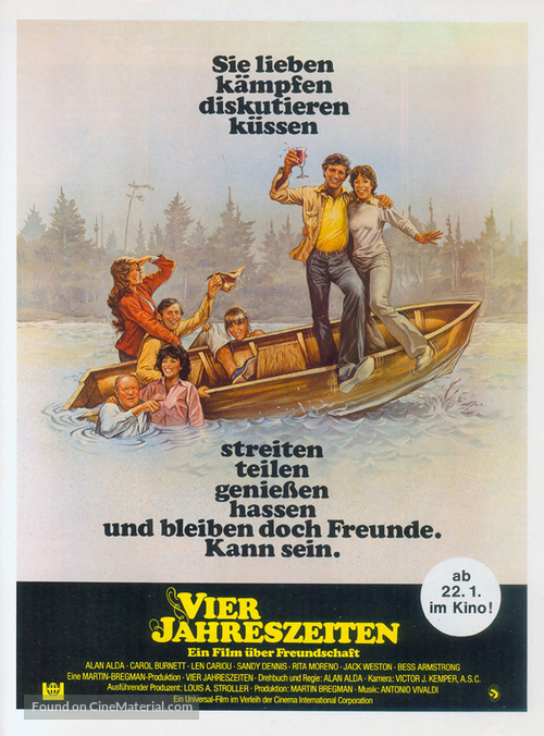 The Four Seasons - German Movie Poster