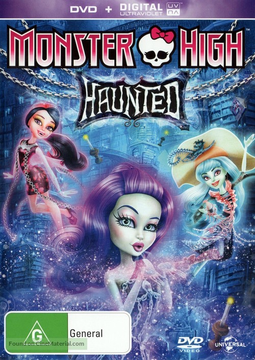 Monster High: Haunted - Australian DVD movie cover