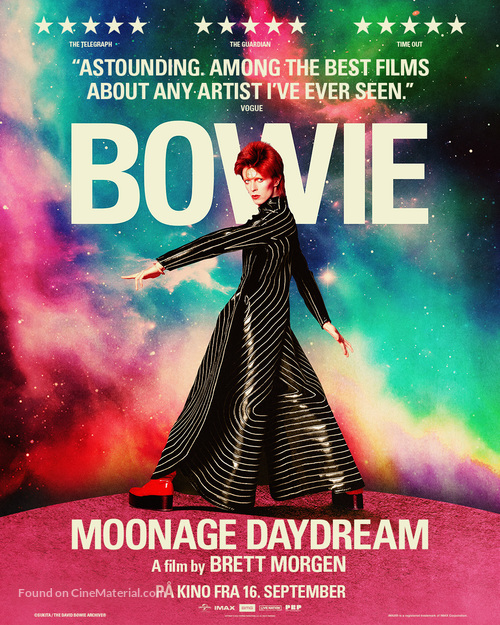 Moonage Daydream - Norwegian Movie Poster