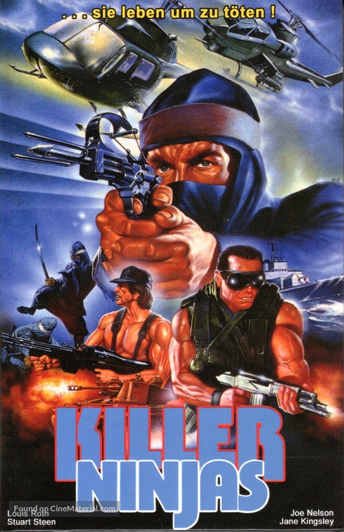 Ninja in the Killing Fields - German DVD movie cover