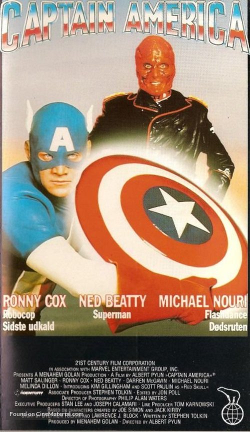 Captain America - Swedish Movie Cover