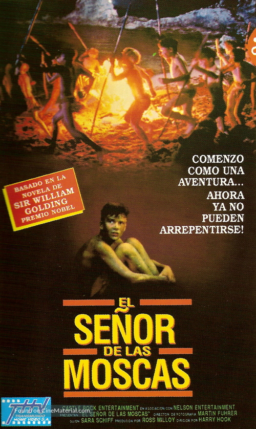 Lord of the Flies - Argentinian VHS movie cover