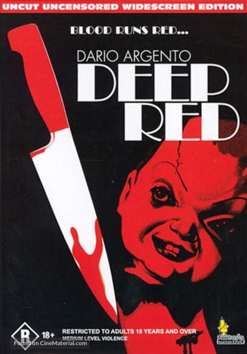 Profondo rosso - Australian DVD movie cover