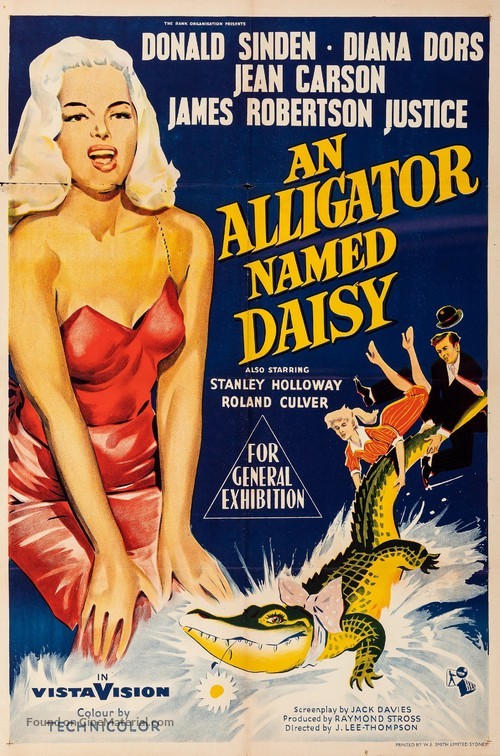 An Alligator Named Daisy - Australian Movie Poster