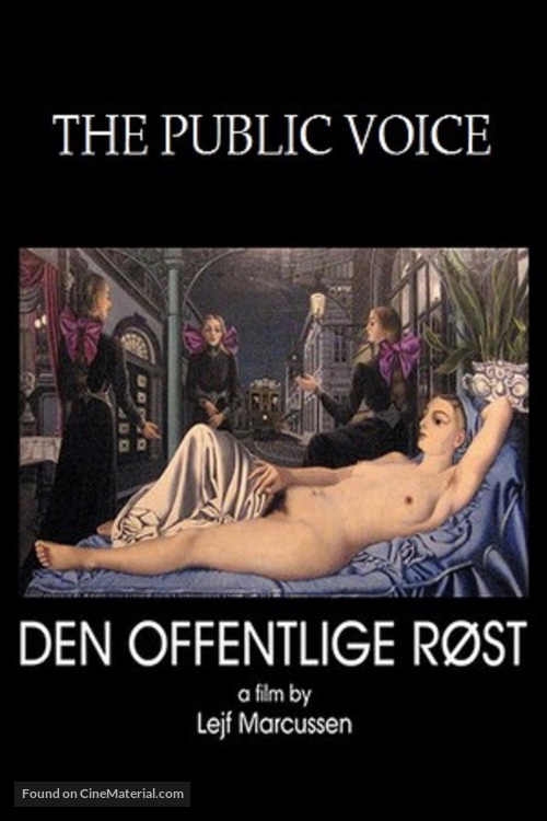 Den offentlige r&oslash;st - poster