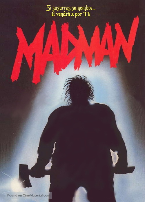 Madman - Spanish DVD movie cover