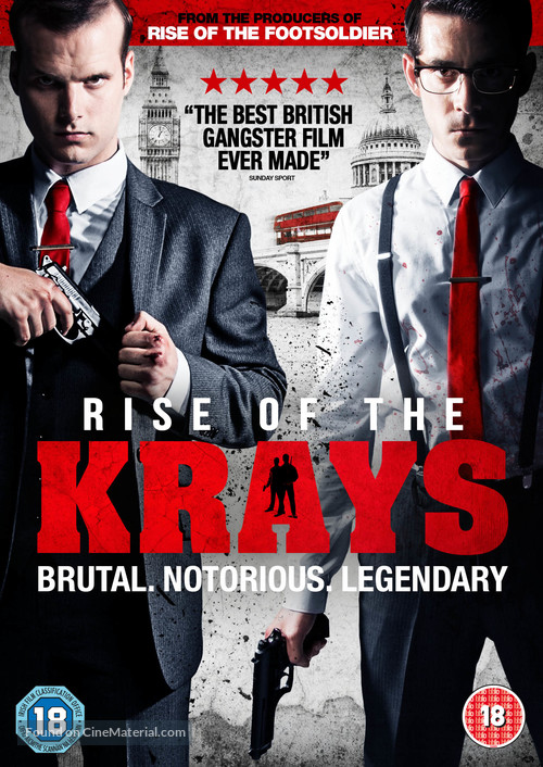 The Rise of the Krays - British DVD movie cover