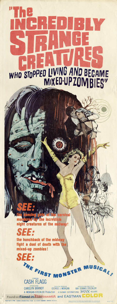 The Incredibly Strange Creatures Who Stopped Living and Became Mixed-Up Zombies!!? - Movie Poster