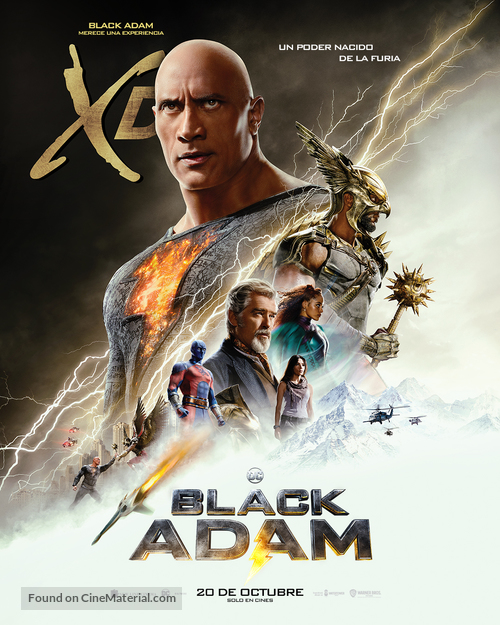 Black Adam - Argentinian Movie Poster