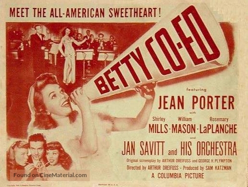 Betty Co-Ed - Movie Poster