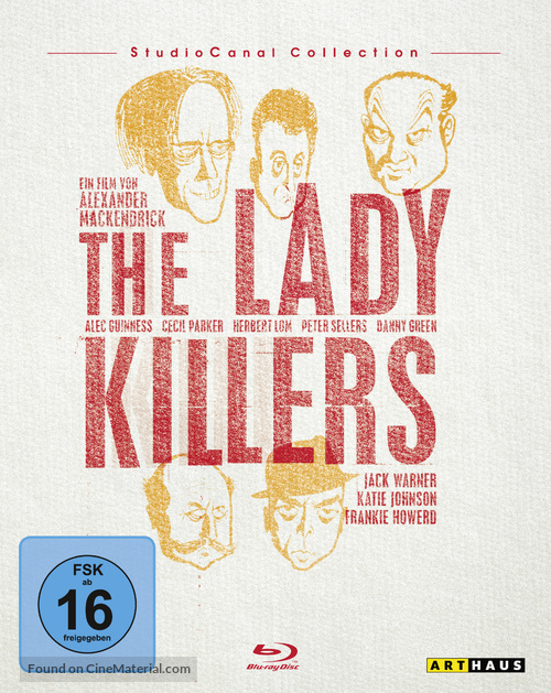 The Ladykillers - German Blu-Ray movie cover