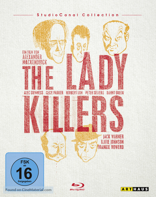 The Ladykillers - German Blu-Ray movie cover
