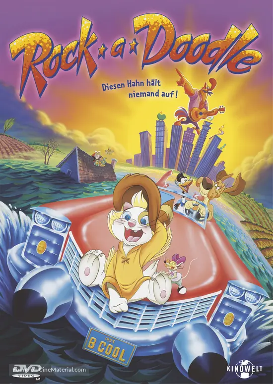 Rock-A-Doodle - German Movie Cover