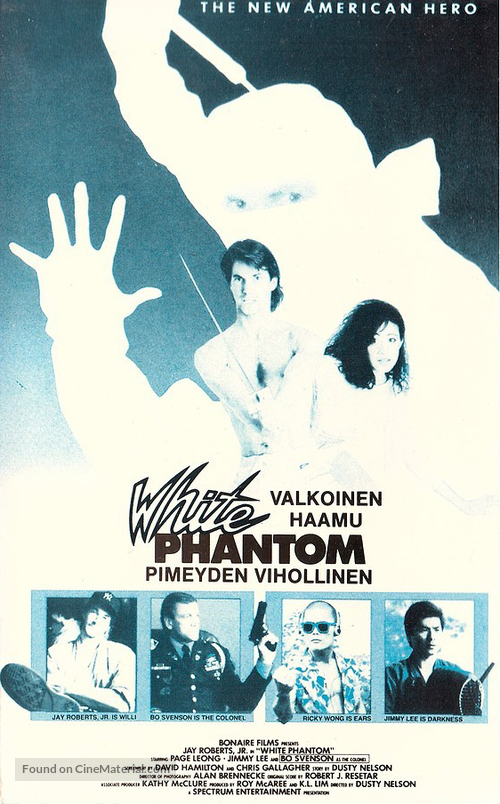 White Phantom - Finnish VHS movie cover