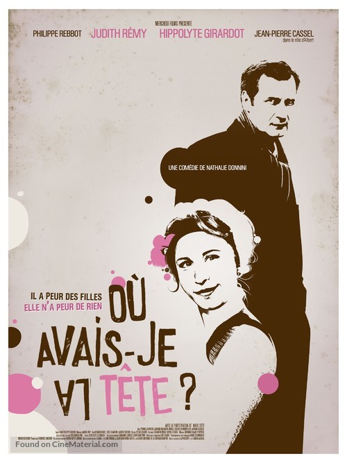 O&ugrave; avais-je la t&ecirc;te? - French Movie Poster