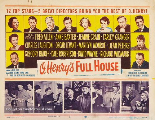 O. Henry&#039;s Full House - Movie Poster