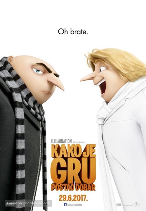 Despicable Me 3 - Croatian Movie Poster
