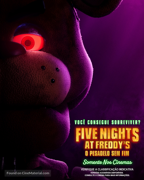 Five Nights at Freddy&#039;s - Brazilian Movie Poster