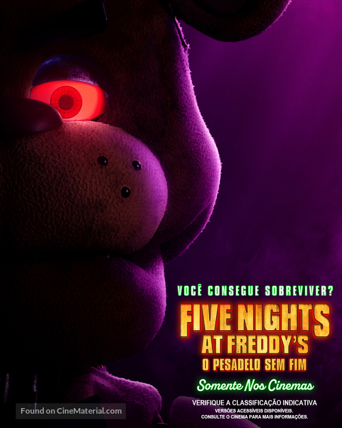 Five Nights at Freddy&#039;s - Brazilian Movie Poster