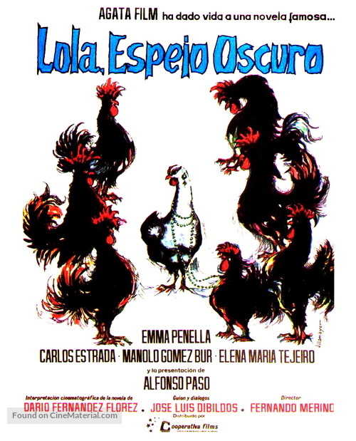 Lola, espejo oscuro - Spanish Movie Poster