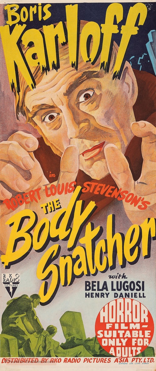 The Body Snatcher - Australian Movie Poster