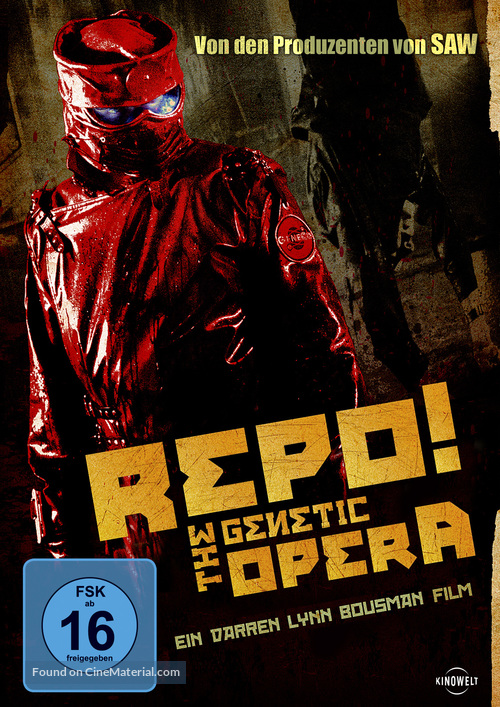 Repo! The Genetic Opera - German DVD movie cover