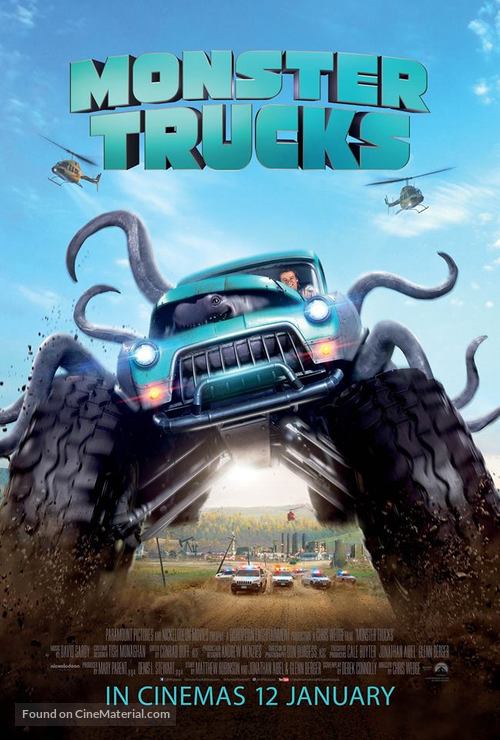 Monster Trucks - Singaporean Movie Poster