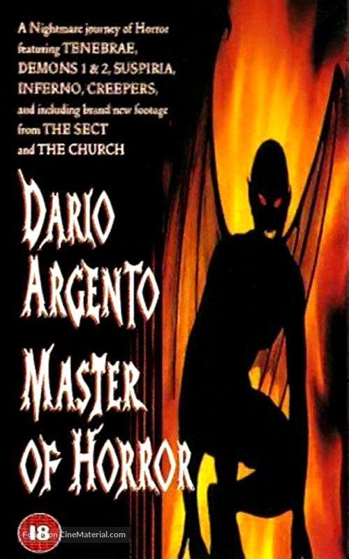 Il mondo dell&#039;orrore di Dario Argento - British Movie Cover