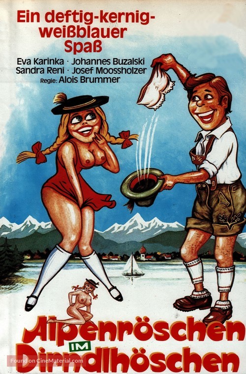 Beichte einer Liebestollen - German Movie Poster