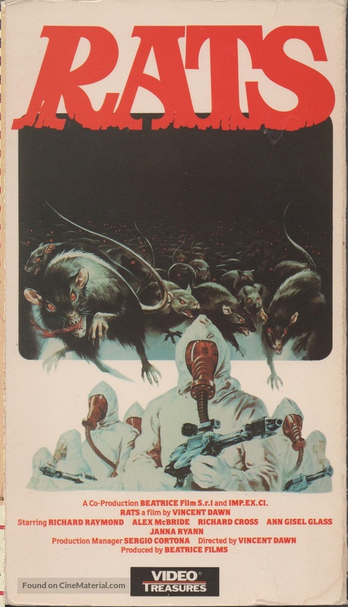 Rats - Notte di terrore - VHS movie cover