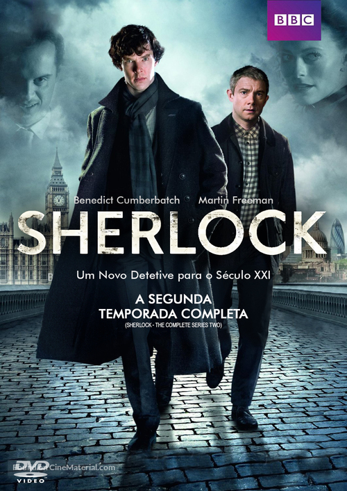 &quot;Sherlock&quot; - Brazilian DVD movie cover