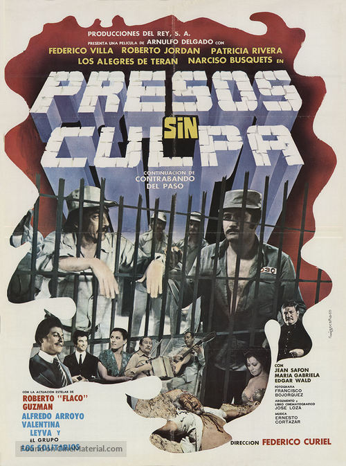 Presos sin culpa - Mexican Movie Poster