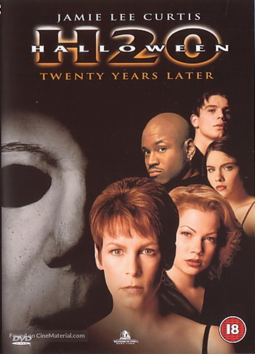Halloween H20: 20 Years Later - British DVD movie cover