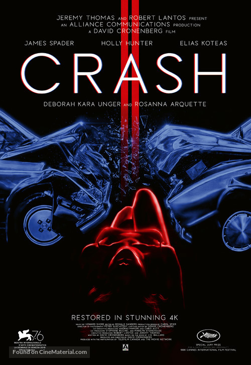 Crash (1996) British movie poster
