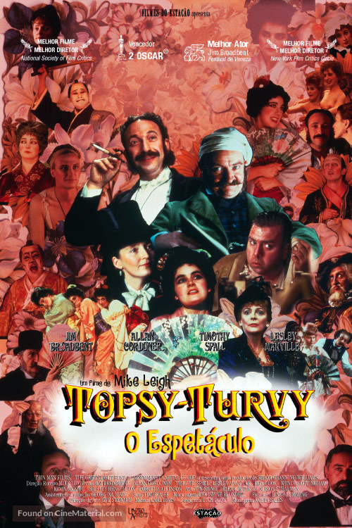 Topsy-Turvy - Brazilian Movie Poster