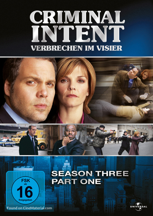 &quot;Law &amp; Order: Criminal Intent&quot; - German DVD movie cover