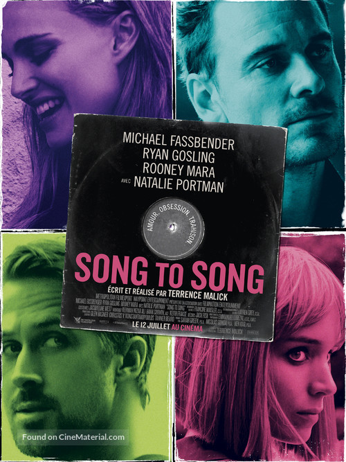 Song to Song - French Movie Poster