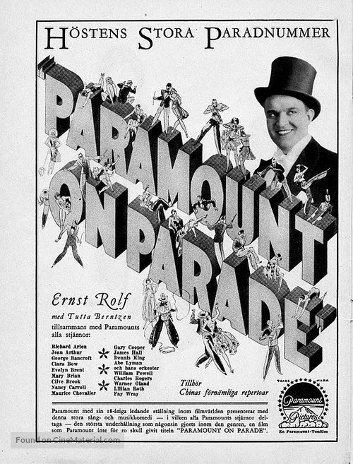 Paramount on Parade - poster