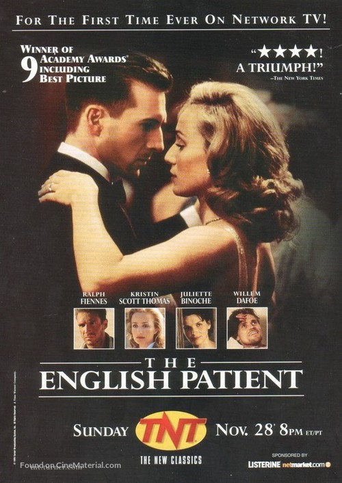 The English Patient - Movie Poster