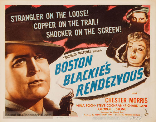 Boston Blackie&#039;s Rendezvous - Movie Poster