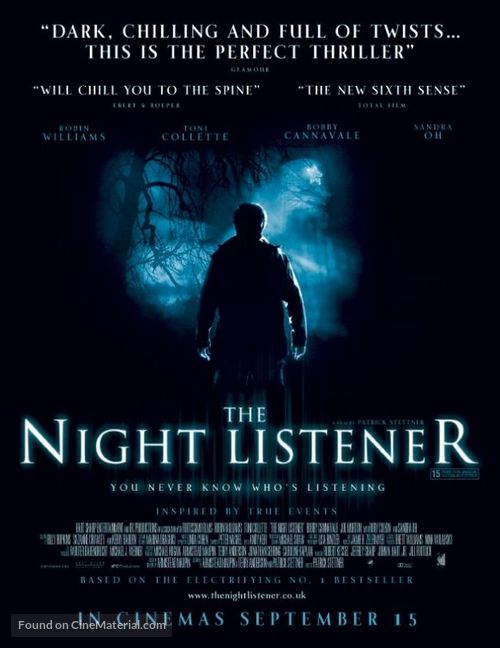 The Night Listener - British Movie Poster