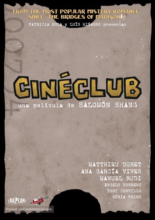 Cin&eacute;club - Spanish Movie Poster