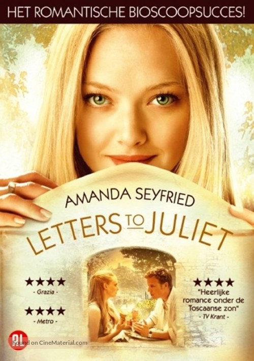 Letters to Juliet - Dutch DVD movie cover